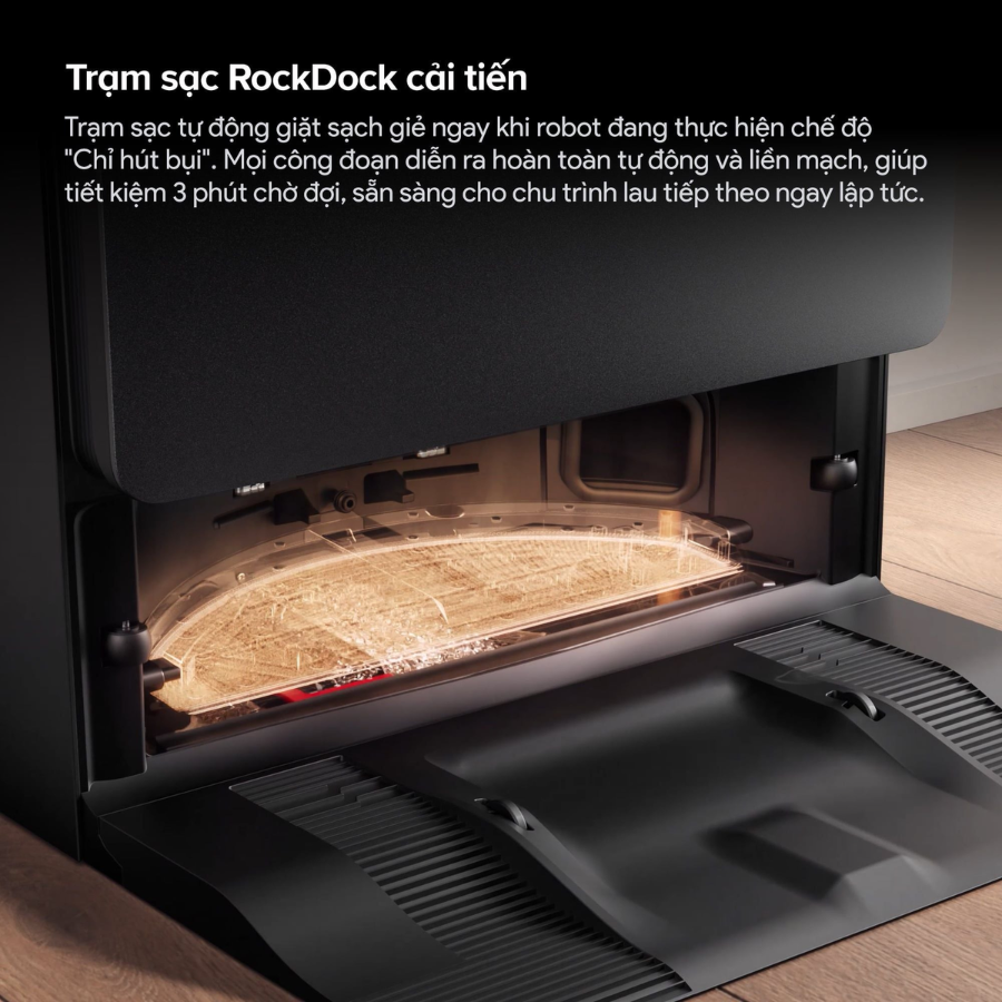 Roborock Saros 20 Sonic trạm sạc cải tiến