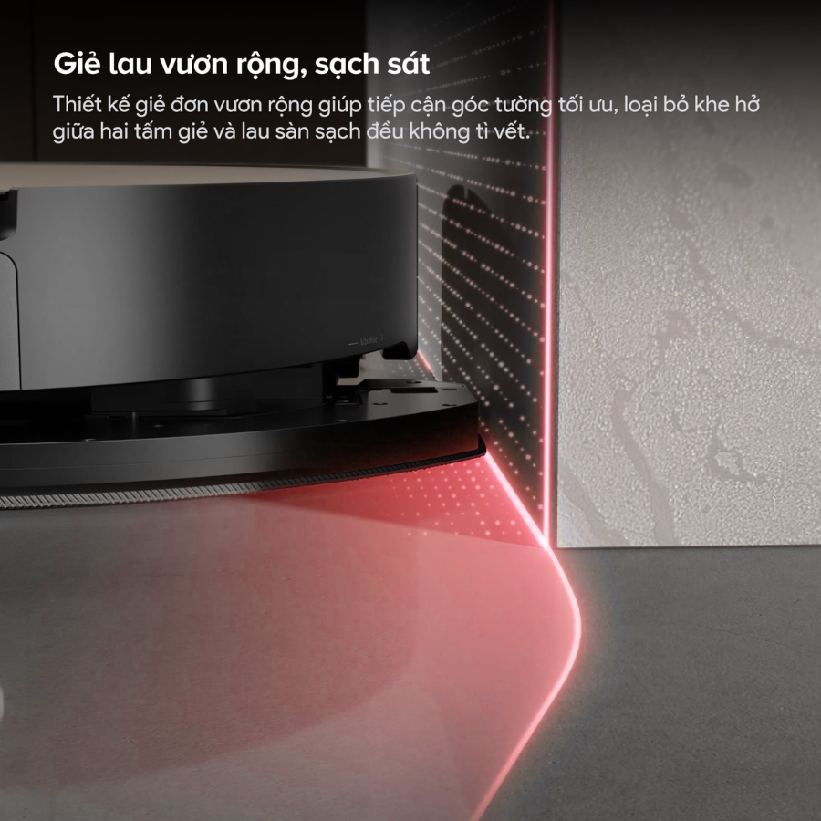 Roborock Saros 20 Sonic giẻ lau vươn rộng