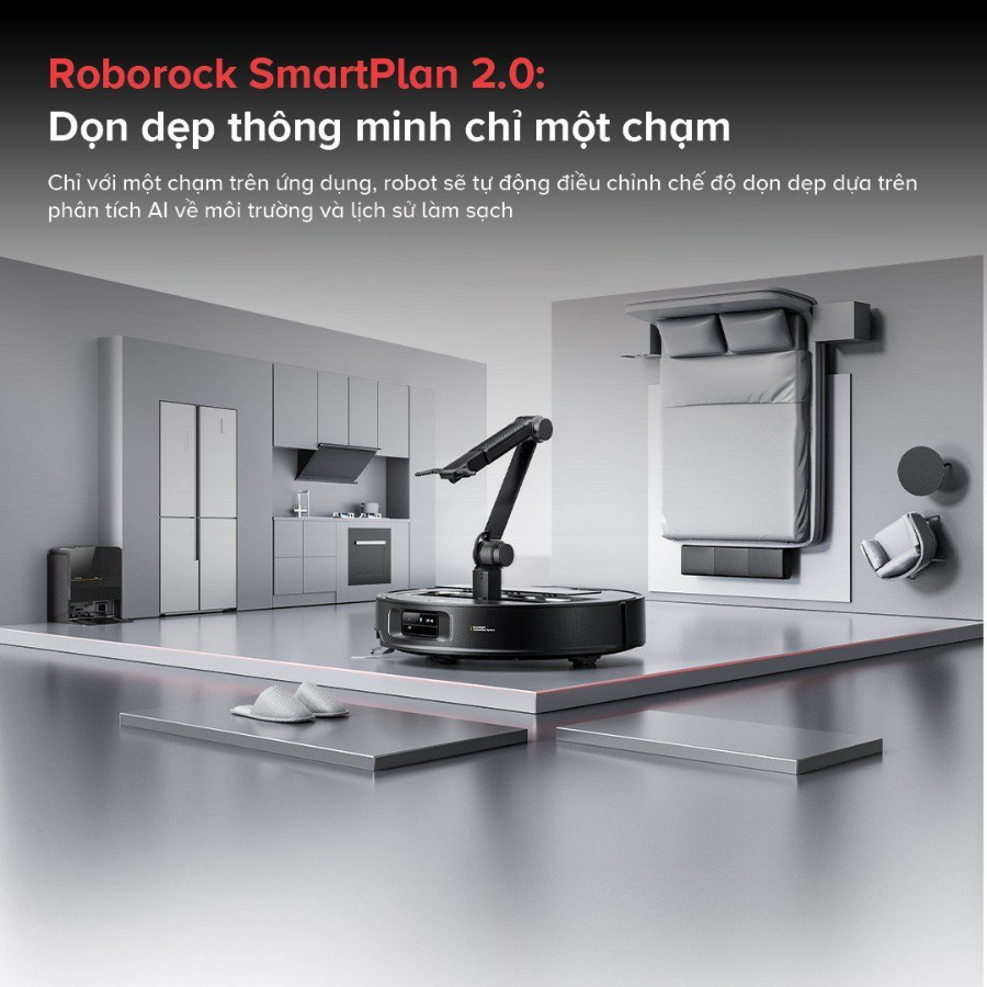 Roborock Saros Z70 lập bản đồ thông minh