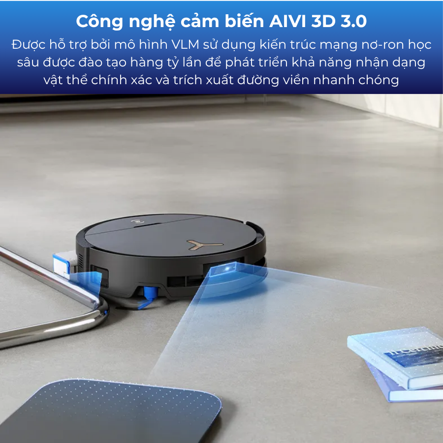 Ecovacs X9 Pro Omni công nghệ cảm biến AIVI 3D