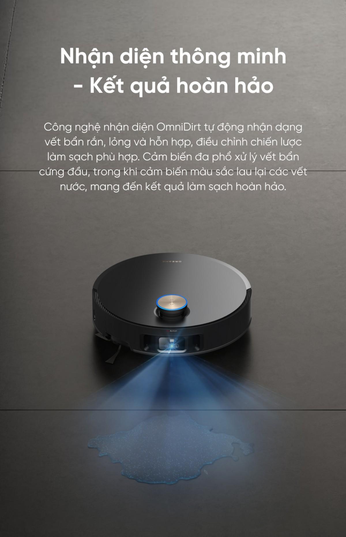 Dreame X50 Master nhận diện thông minh