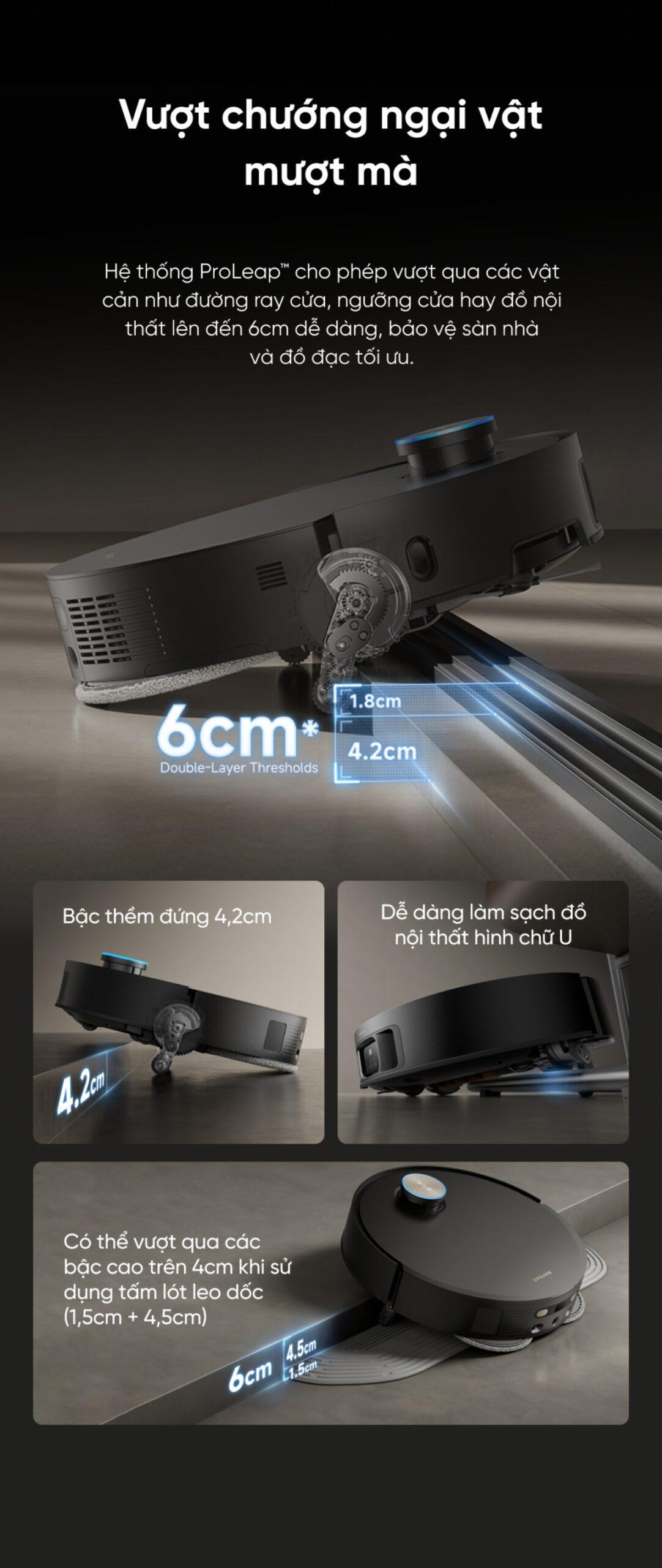 Robot hút bụi lau sàn Dreame X50 Master - Chính hãng