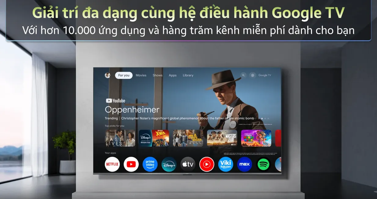 Tivi Xiaomi A FHD 43 inch 2026 hệ điều hành Google TV