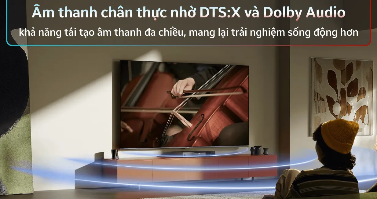 Tivi Xiaomi S Mini Led 4K 55 inch 2026 âm thanh sống động
